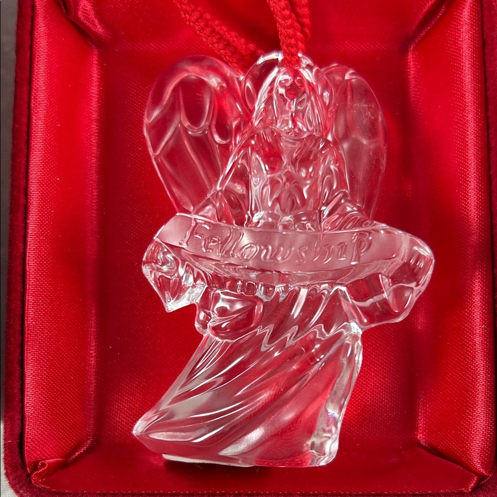 Waterford Crystal The Millennium Angels Ornament “Fellowship”